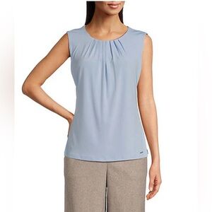 Calvin Klein Blue Blouse Elegant Top